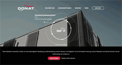 Desktop Screenshot of donat-group.de
